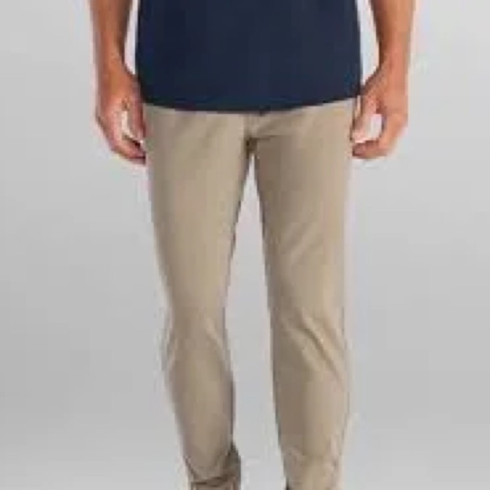 BYLT Basics Ace Jogger Mens 30 Tan Performance Stretch Comfy Joggers Golf Sports